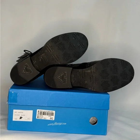 John Fluevog Black Women's Lace-Up Boots - Picture 16 of 16